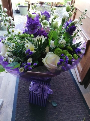 White and Purple Bouquet