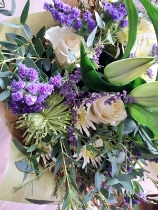 Purple and White Bouquet